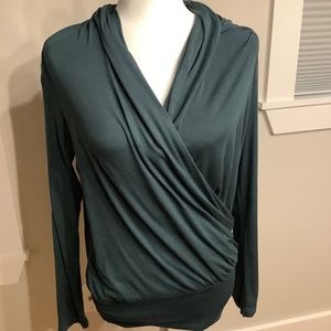 Amour vert faux wrap top